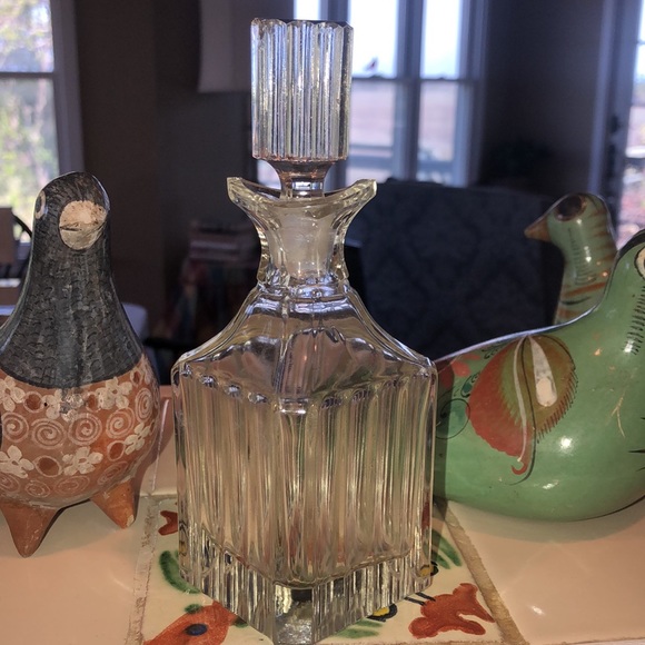 Antique crystal parfume bottle